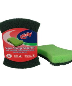 Multy Schuursponsen Hard Hydrocel 3 Stuks Groen
