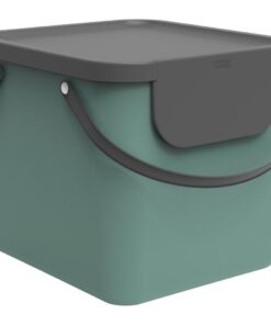 Rotho Albula Afvalscheider 40L Groen/Antraciet