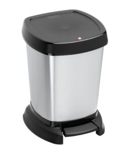 Rotho Paso Pedaalemmer 6L Zilver/Metallic