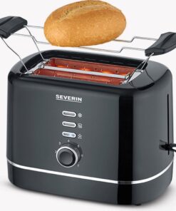 Alternative view of Severin AT4321 Broodrooster Zwart/RVS