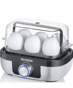 Severin EK3169 Eierkoker Zwart/RVS