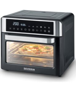 Severin TO2077 Bak-Grilloven 25L 37x41x45 cm Zwart/Zilver