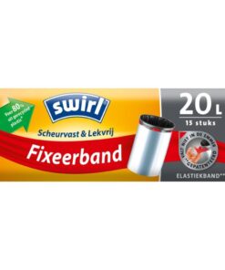 Swirl Pedaalemmerzak met Fixeerband 20L 15 Stuks