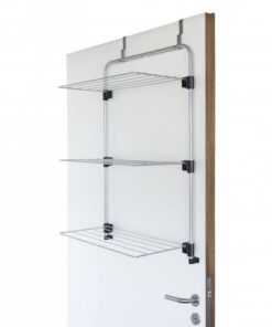 Alternative view of Tomado Metaltex Droogrek Gale Deurhanger 11M Zilvergrijs