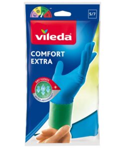 Vileda Handschoenen Comfort Extra Werkhandschoenen S Latex/Blauw
