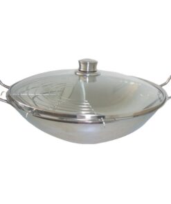 Bosch HEZ390090 Wok 35 cm RVS/Glas