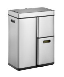 EKO Recycle Mirage Plus Sensor Afvalbak 30+15+15L Mat RVS