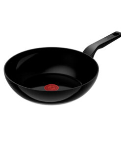 Tefal Renew Black Wokpan 28 cm Zwart