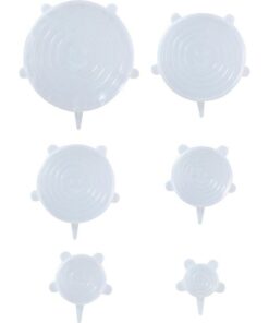 Alternative view of Alpina Flexibele Siliconen Deksels 6/9/11/14/16/20 cm 6 Stuks