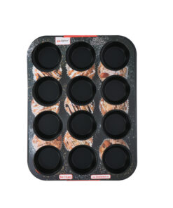 Alpina Muffinbakvorm 35x26.5x3 cm Zwart