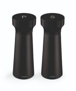 Amefa Houten Peper-Zout Molen Set 15 cm 2 Stuks Zwart