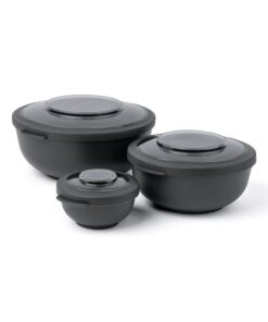 Alternative view of Amuse Tylla Foodbowl 200 + 1000 + 2000 ml Zwart