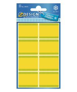 Avery AV-59373 Z-Design Diepvriesetiketten 36x28 mm 40 Stuks Geel