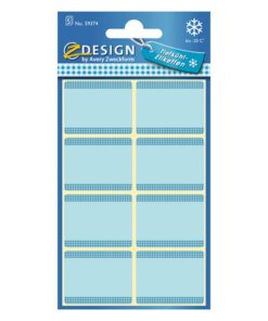 Avery AV-59374 Z-Design Diepvriesetiketten 36x28 mm 40 Stuks Blauw