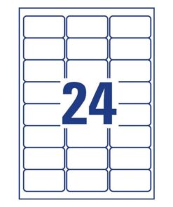 Alternative view of Avery AV-L7970-25 Diepvriesetiketten 63.5x33.9 mm 600 Stuks Wit