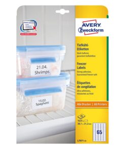 Avery AV-L7971-25 Diepvriesetiketten 38