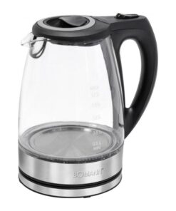 Bomann WKS 6032 G CB Glas Waterkoker 1.7L 2200W RVS/Zwart