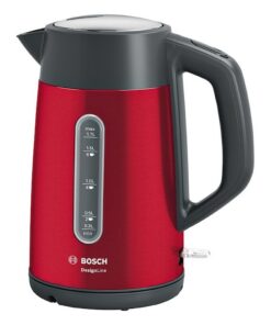 Bosch TWK4P434 DesignLine Waterkoker 1.7L 2400W Rood/Zwart