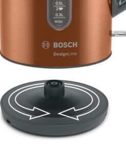 Alternative view of Bosch TWK4P439 DesignLine Waterkoker 1.7L 2400W Koper/Zwart
