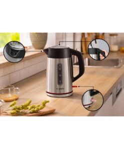 Alternative view of Bosch TWK5M440 MyMoment Waterkoker 1.7L 2400L RVS/Zwart