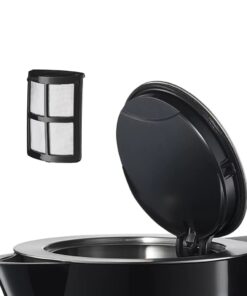 Alternative view of Bosch TWK7203 Waterkoker 1.7L 2200W RVS/Zwart