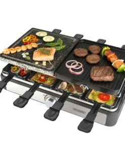 Alternative view of Bourgini Gourmet Raclette Stone Grill Plus Zwart/RVS