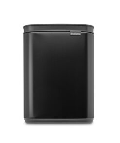 Alternative view of Brabantia Bo Afvalemmer 4L Mat Zwart
