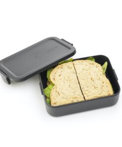 Alternative view of Brabantia Make & Take Lunchbox L Donkergrijs