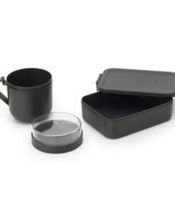 Alternative view of Brabantia Make & Take Lunchset 2-delig Donkergrijs