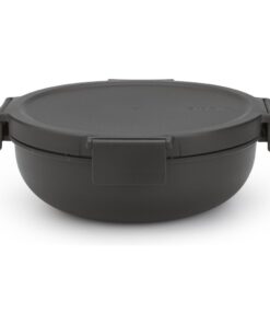 Brabantia Make & Take Salade Lunchkom 1.3L Donkergrijs