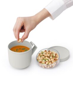 Alternative view of Brabantia Make & Take Soepbeker 0.6L Lichtgrijs