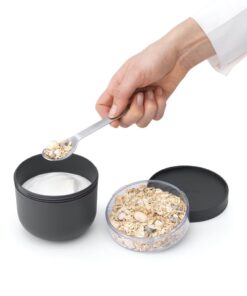 Alternative view of Brabantia Make & Take Yoghurtbeker 0.5L Donkergrijs