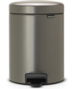 Brabantia NewIcon Pedaalemmer 5L Platinum