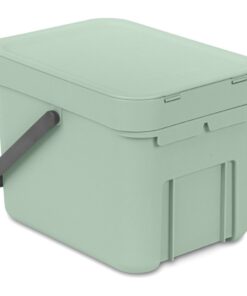 Alternative view of Brabantia Sort & Go Afvalemmer 6L Jade Groen
