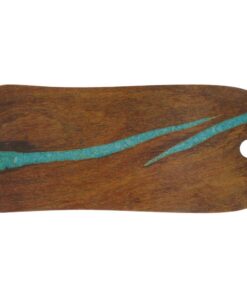 Alternative view of Cheforward Serveerplank 53x20 cm Turquoise/Kersenhout-Look
