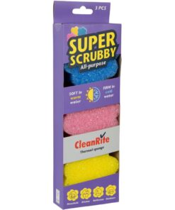 Alternative view of CleanRite Scrub Spons 3 Stuks