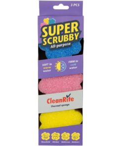 CleanRite Scrub Spons 3 Stuks