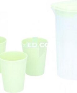 Cuisine Elegance Kan Met Bekers 22 X 20 Cm Groen 5-delig