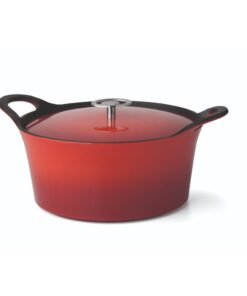 Cuisinox Volcan Gietijzeren Braadpan 24 cm Rood