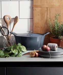 Alternative view of Cuisinox Volcan Gietijzeren Braadpan 29 cm Denim Blue