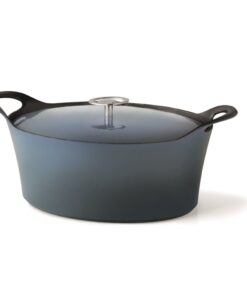 Cuisinox Volcan Gietijzeren Braadpan 29 cm Denim Blue