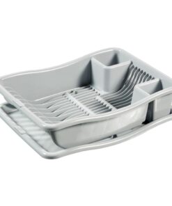 Curver Afdruiprek op Plateau 38x29x8.5 cm Lichtgrijs