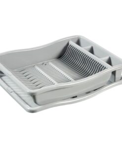 Curver Afdruiprek op Plateau 48x38x10.5 cm Lichtgrijs