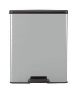 Curver Decobin Pedaalemmer 65L Zilver Metallic