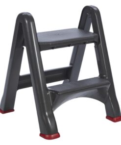 Curver Opstapje Inklapbaar 49.5x17.2x64 cm Antraciet/Rood