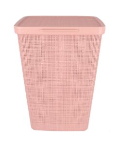 Alternative view of Curver Wasmand Met Deksel Jute-Look 58L Roze