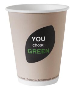 Alternative view of Duni Bio Wegwerp Bekers You chose Green 240 ml 10 Stuks