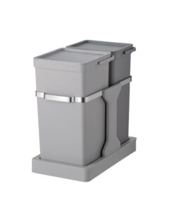 EKO Inbouwafvalbak 15+20L Grijs