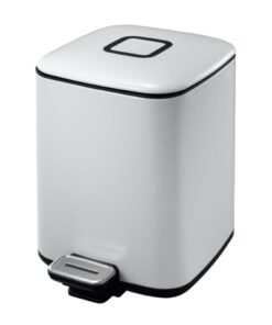 EKO Vepa Bins Regent Pedaalemmer 6L Wit