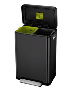 Alternative view of EKO X-Cube Pedaalemmer 2x20L Zwart